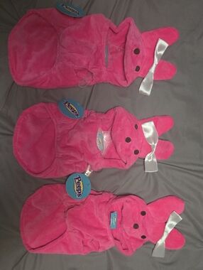 Peeps Pink Bunny Plush Dog Outfit